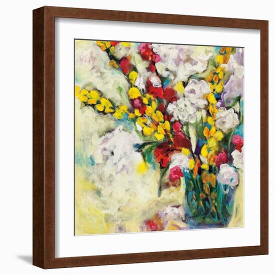 Echoes in Yellow & White-Georgia Eider-Framed Giclee Print