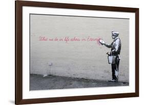 Echoes-Banksy-Framed Giclee Print