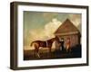 Eclipse', a Dark Chestnut Racehorse, by the Rubbing Down House at Newmarket-George Stubbs-Framed Giclee Print