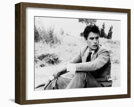 Eclipse, (aka L'Eclisse), Alain Delon, 1962-null-Framed Photo