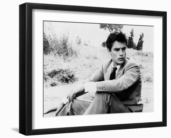 Eclipse, (aka L'Eclisse), Alain Delon, 1962-null-Framed Photo