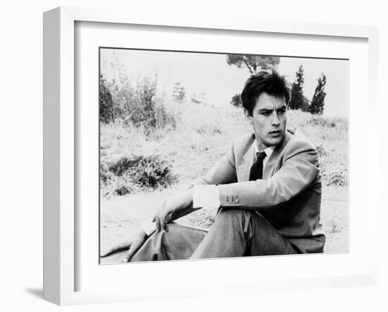 Eclipse, (aka L'Eclisse), Alain Delon, 1962-null-Framed Photo