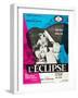 Eclipse, (aka L'Eclisse), Alain Delon, Monica Vitti on French Poster Art, 1962-null-Framed Art Print