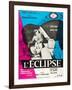 Eclipse, (aka L'Eclisse), Alain Delon, Monica Vitti on French Poster Art, 1962-null-Framed Art Print