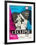 Eclipse, (aka L'Eclisse), Alain Delon, Monica Vitti on French Poster Art, 1962-null-Framed Art Print