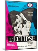 Eclipse, (aka L'Eclisse), Alain Delon, Monica Vitti on French Poster Art, 1962-null-Mounted Art Print