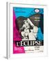 Eclipse, (aka L'Eclisse), Alain Delon, Monica Vitti on French Poster Art, 1962-null-Framed Art Print