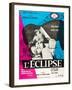 Eclipse, (aka L'Eclisse), Alain Delon, Monica Vitti on French Poster Art, 1962-null-Framed Art Print