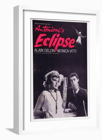 Eclipse, (aka L'Eclisse), Monica Vitti, Alain Delon, 1962-null-Framed Art Print