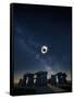 Eclipse at Carhenge-Dale O’Dell-Framed Stretched Canvas