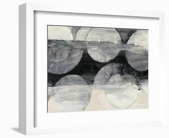 Eclipse Neutral Horizontal Crop-Albena Hristova-Framed Art Print