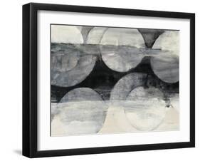 Eclipse Neutral Horizontal Crop-Albena Hristova-Framed Art Print