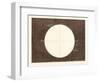 Eclipse of the Sun, March 15, 1858-null-Framed Giclee Print