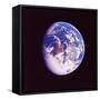 Eclipsed Earth Taken by Apollo 17 as It Traveled Toward Moon on NASA Lunar Landing Mission-null-Framed Stretched Canvas
