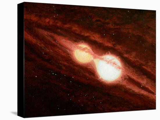 Eclipsing Binary Star System-Chris Butler-Stretched Canvas