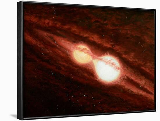 Eclipsing Binary Star System-Chris Butler-Framed Photographic Print