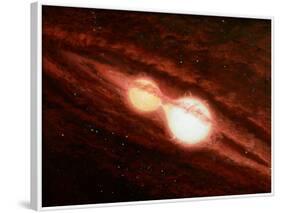 Eclipsing Binary Star System-Chris Butler-Framed Photographic Print