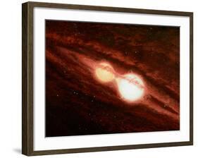 Eclipsing Binary Star System-Chris Butler-Framed Photographic Print