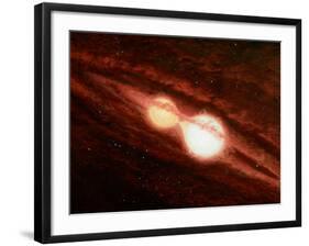 Eclipsing Binary Star System-Chris Butler-Framed Photographic Print