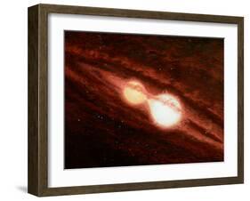 Eclipsing Binary Star System-Chris Butler-Framed Photographic Print