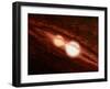 Eclipsing Binary Star System-Chris Butler-Framed Photographic Print