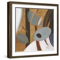 Eco-Chic with Blue II-Patricia Pinto-Framed Art Print