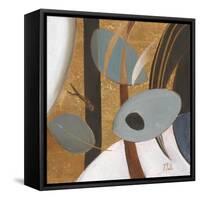 Eco-Chic with Blue II-Patricia Pinto-Framed Stretched Canvas