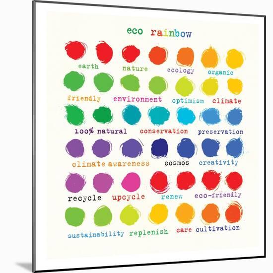 Eco Rainbow-Jenny Frean-Mounted Giclee Print