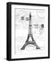 Eco Vintage Paris 1-Carole Stevens-Framed Art Print