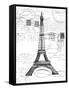 Eco Vintage Paris 1-Carole Stevens-Framed Stretched Canvas