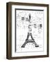 Eco Vintage Paris 1-Carole Stevens-Framed Art Print