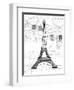 Eco Vintage Paris 1-Carole Stevens-Framed Art Print