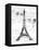 Eco Vintage Paris 1-Carole Stevens-Framed Stretched Canvas