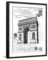 Eco Vintage Paris 2-Carole Stevens-Framed Art Print