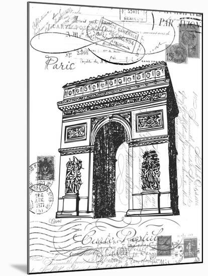 Eco Vintage Paris 2-Carole Stevens-Mounted Art Print