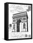 Eco Vintage Paris 2-Carole Stevens-Framed Stretched Canvas