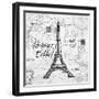 Eco Vintage Paris-Carole Stevens-Framed Art Print