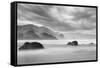 Ecola Beach 1-Moises Levy-Framed Stretched Canvas