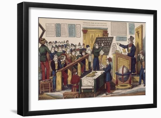 Ecole d'enseignement mutuel-null-Framed Giclee Print