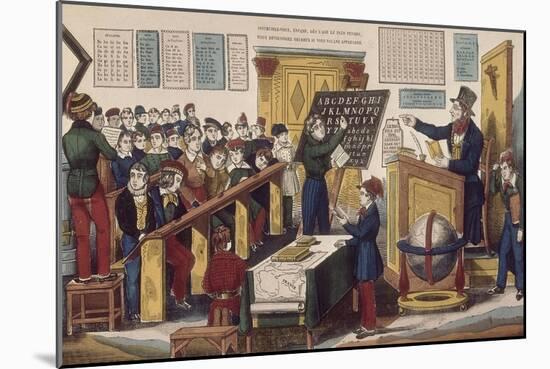 Ecole d'enseignement mutuel-null-Mounted Giclee Print