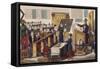 Ecole d'enseignement mutuel-null-Framed Stretched Canvas