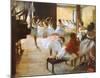 Ecole de Danse-Edgar Degas-Mounted Art Print