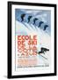 Ecole de Ski-Simon Garnier-Framed Art Print