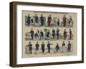 Ecole spéciale, militaire et marine-null-Framed Giclee Print