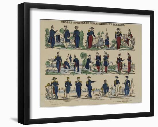 Ecole spéciale, militaire et marine-null-Framed Giclee Print