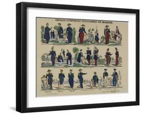 Ecole spéciale, militaire et marine-null-Framed Giclee Print