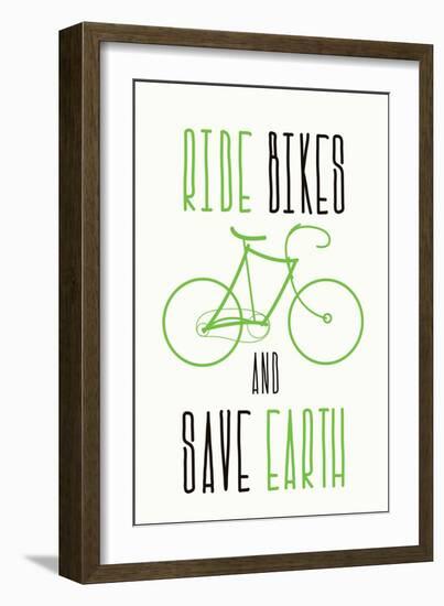 Ecological Motivational Poster-Vanzyst-Framed Art Print