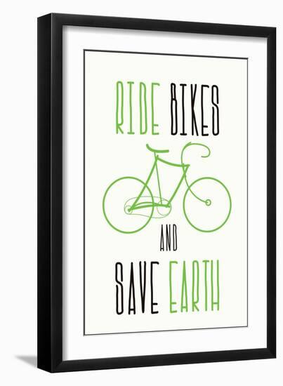 Ecological Motivational Poster-Vanzyst-Framed Art Print