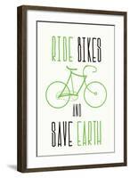 Ecological Motivational Poster-Vanzyst-Framed Art Print