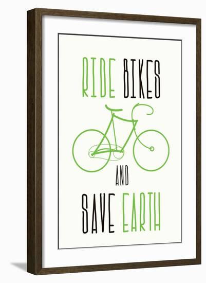 Ecological Motivational Poster-Vanzyst-Framed Art Print